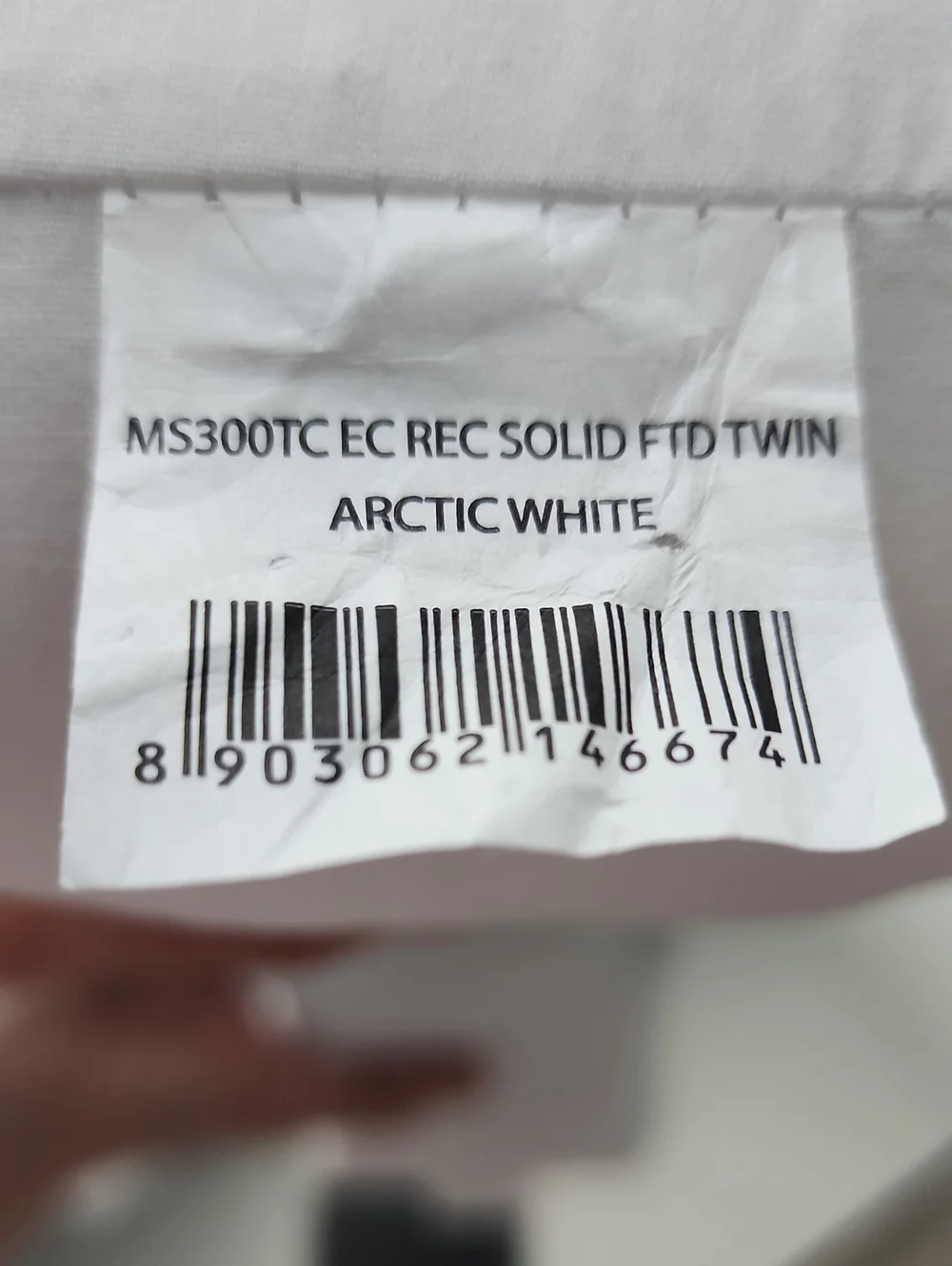 White Cotton Pillowcase or Slipcover